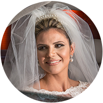 Jamille Schramm, noiva.