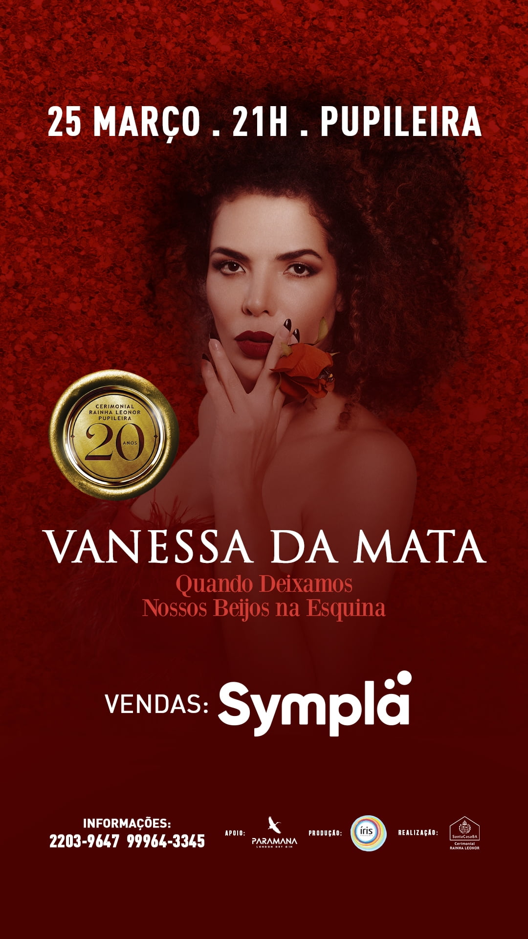 Vanessa da Mata faz show em Salvador em comemoração aos 20 anos da Pupileira