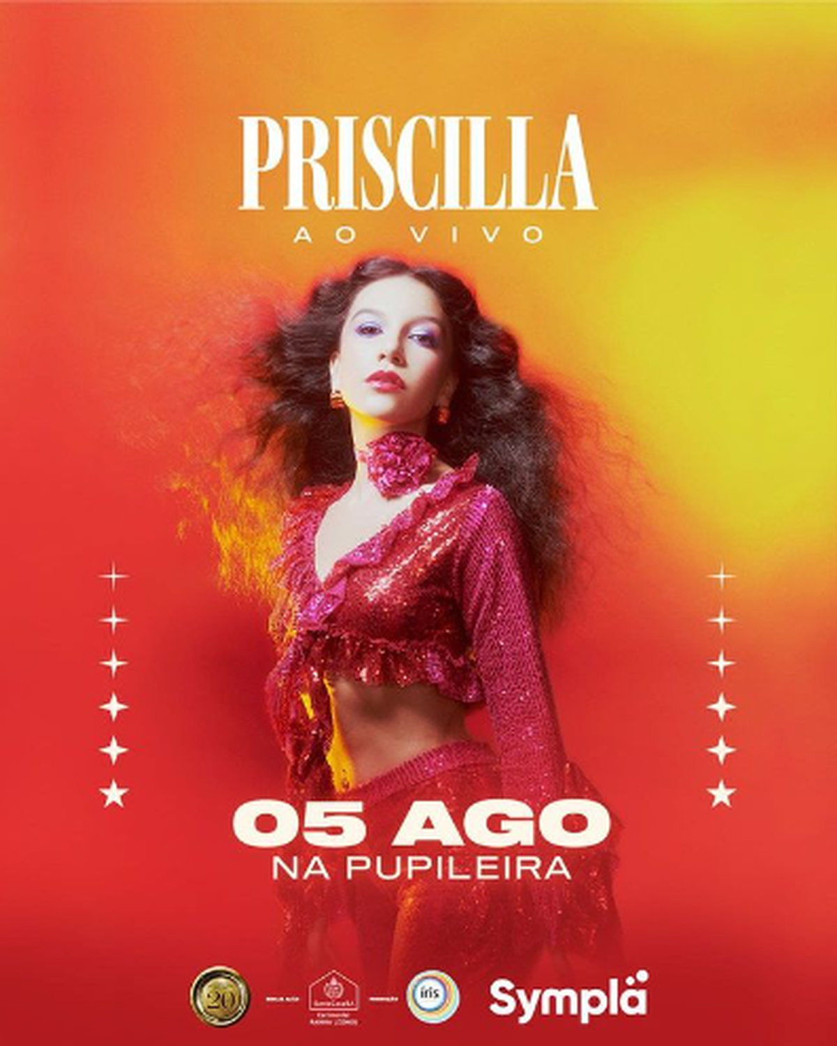 Priscilla Alcantara estreia nova turnê em Salvador na Pupileira