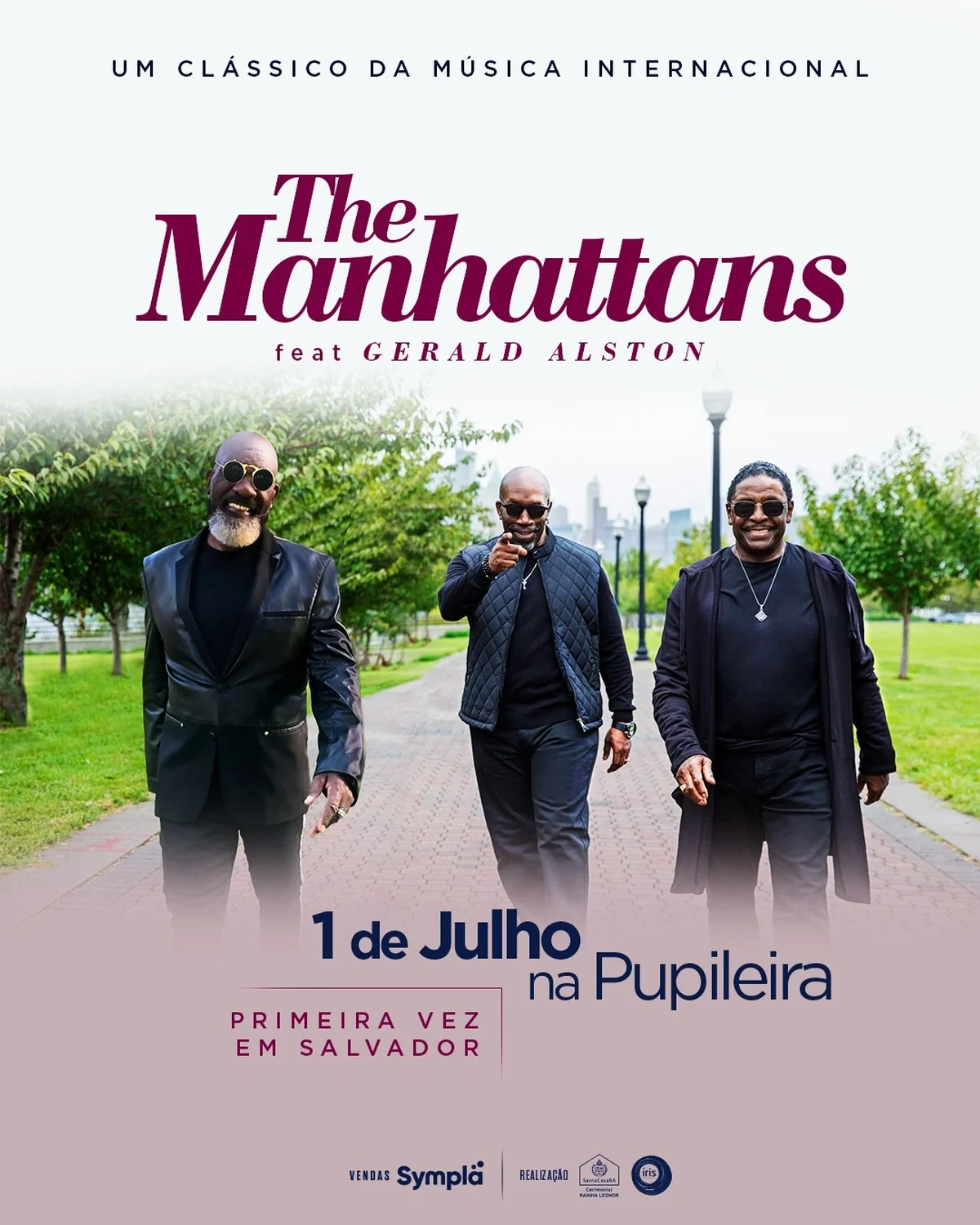 The Manhattans se apresenta pela primeira vez em Salvador