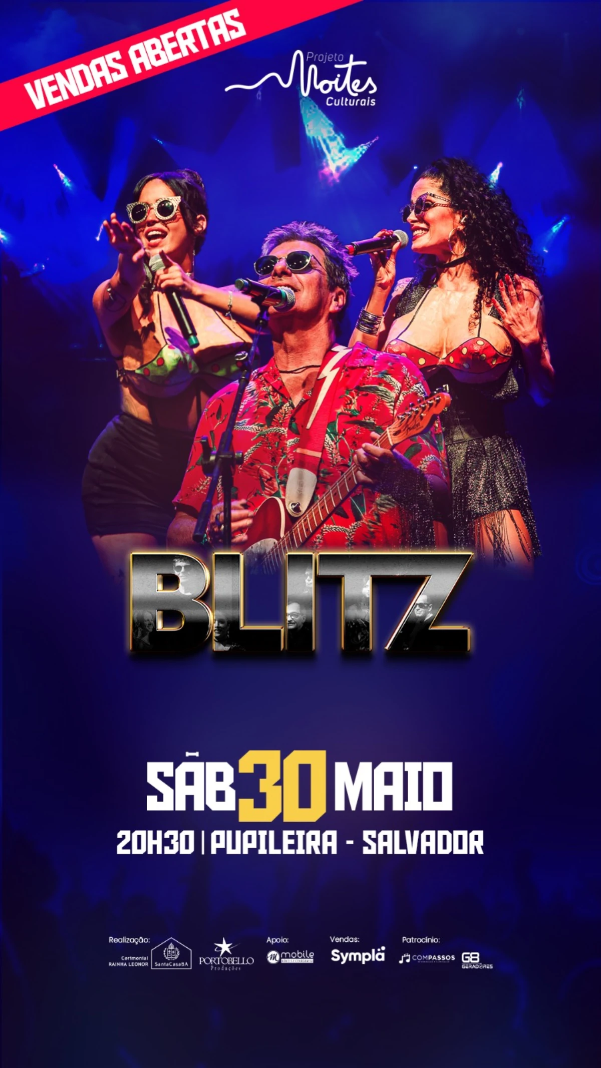 Blitz faz show em Salvador, na Pupileira