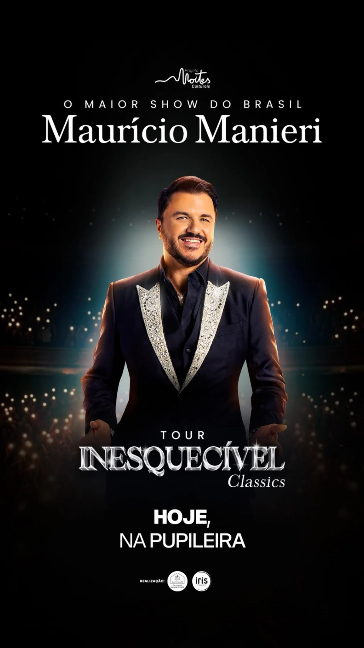 Maurício Manieri apresenta turnê “Classics - Tour Inesquecível” na Pupileira